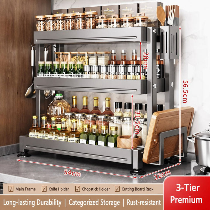 Cooker King Multi-Function Kitchen Organizer Rack | 炊大皇多功能厨房收纳架