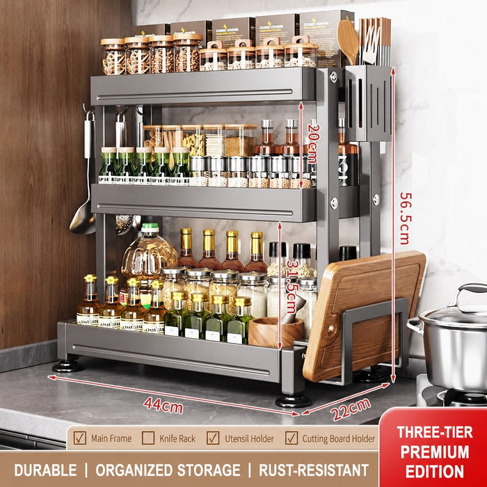 Cooker King Multi-Function Kitchen Organizer Rack | 炊大皇多功能厨房收纳架
