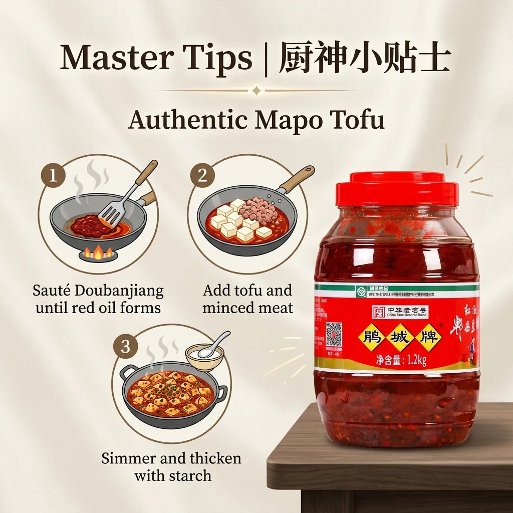 JUAN CHENG PAI | 鹃城牌 — Heritage Pixian Doubanjiang, 1.2kg | 非遗正宗郫县豆瓣酱
