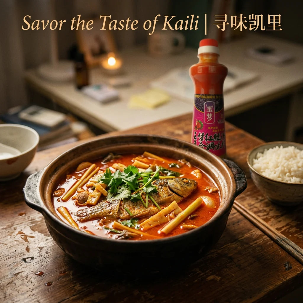 YU MENG RED SOUR SOUP | 玉梦红酸汤 — Heritage Guizhou Old Jar Fermented, 500ml | 非遗正宗贵州红酸汤