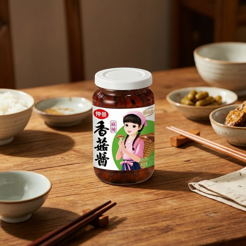 ZHONGJING SHIITAKE SAUCE 230g | 仲景香菇酱 230g