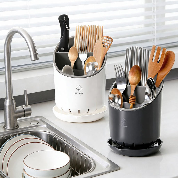High-Quality Chopstick Holder with Drainage | 高品质筷子沥水收纳盒