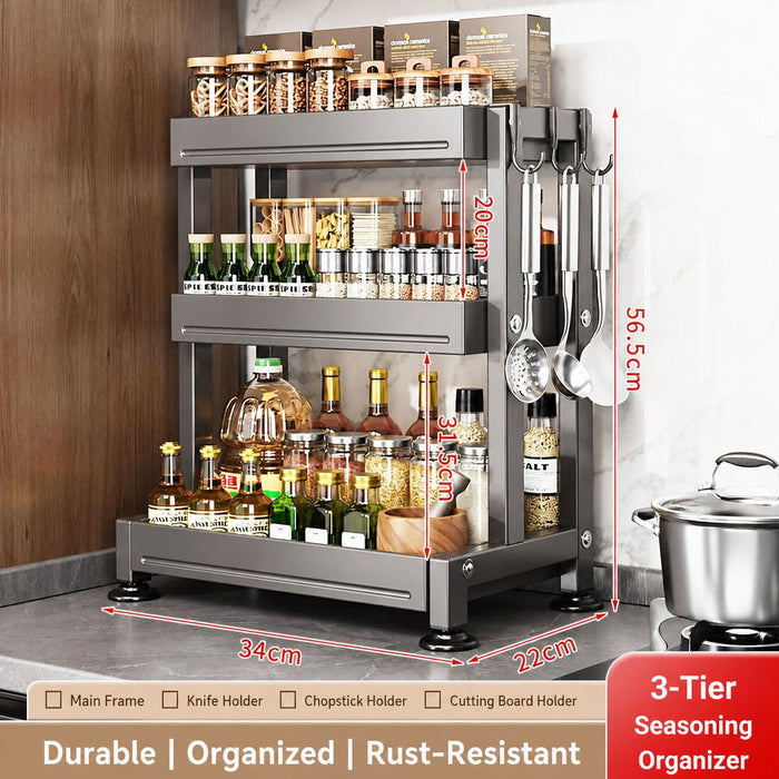 Cooker King Multi-Function Kitchen Organizer Rack | 炊大皇多功能厨房收纳架