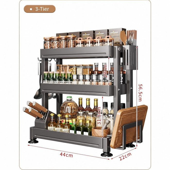 Cooker King Multi-Function Kitchen Organizer Rack | 炊大皇多功能厨房收纳架