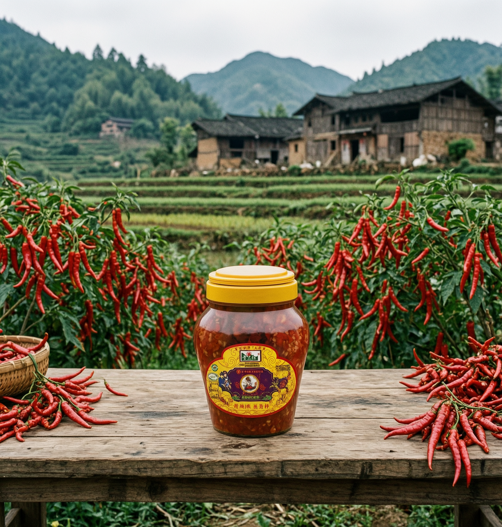 Guizhou Fermented Chili Paste 520g - Traditional Sour & Spicy | 贵州糟辣椒