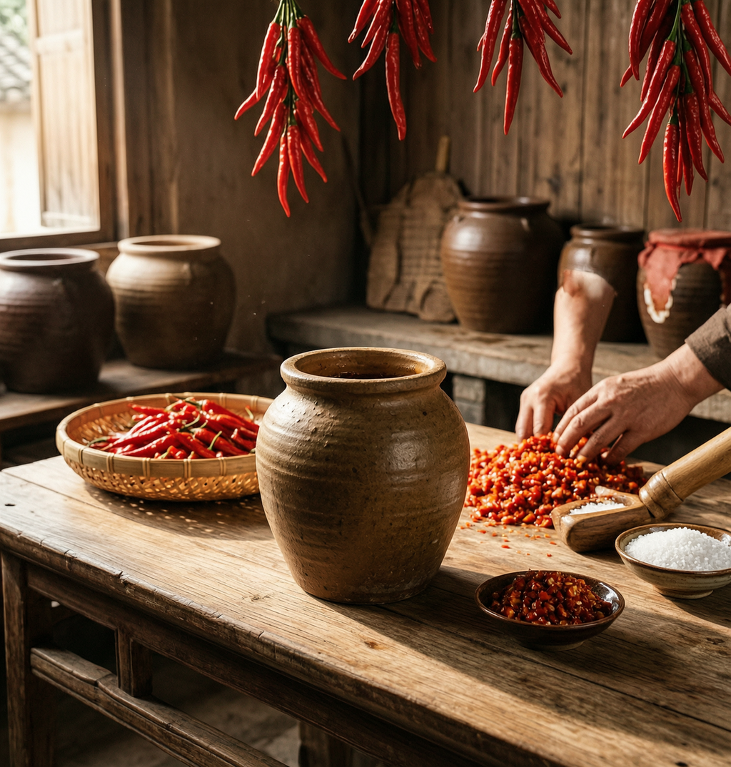 Guizhou Fermented Chili Paste 520g - Traditional Sour & Spicy | 贵州糟辣椒