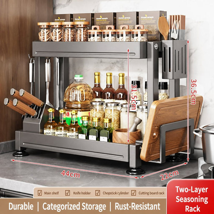 Cooker King Multi-Function Kitchen Organizer Rack | 炊大皇多功能厨房收纳架
