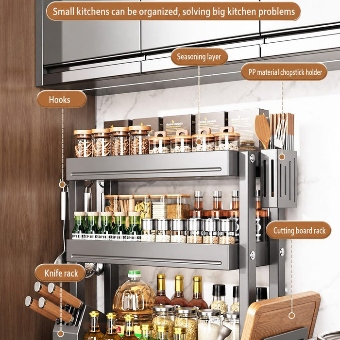 Cooker King Multi-Function Kitchen Organizer Rack | 炊大皇多功能厨房收纳架