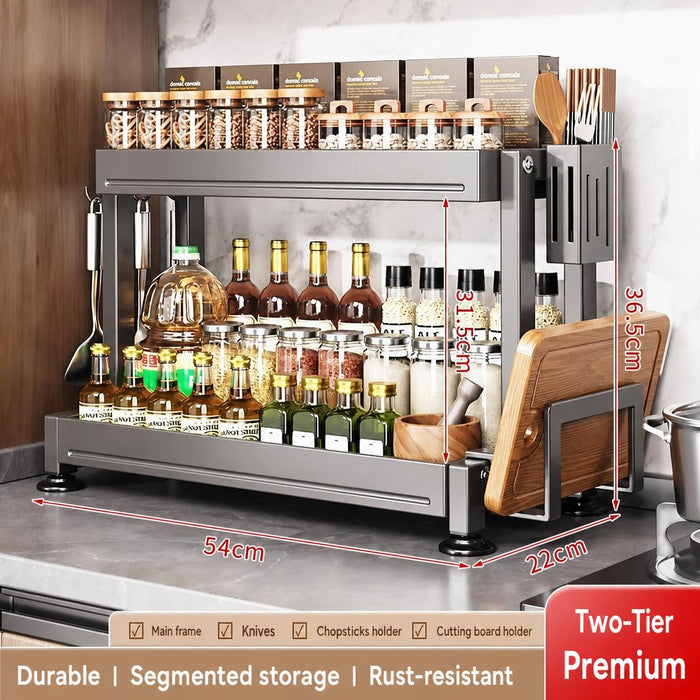 Cooker King Multi-Function Kitchen Organizer Rack | 炊大皇多功能厨房收纳架