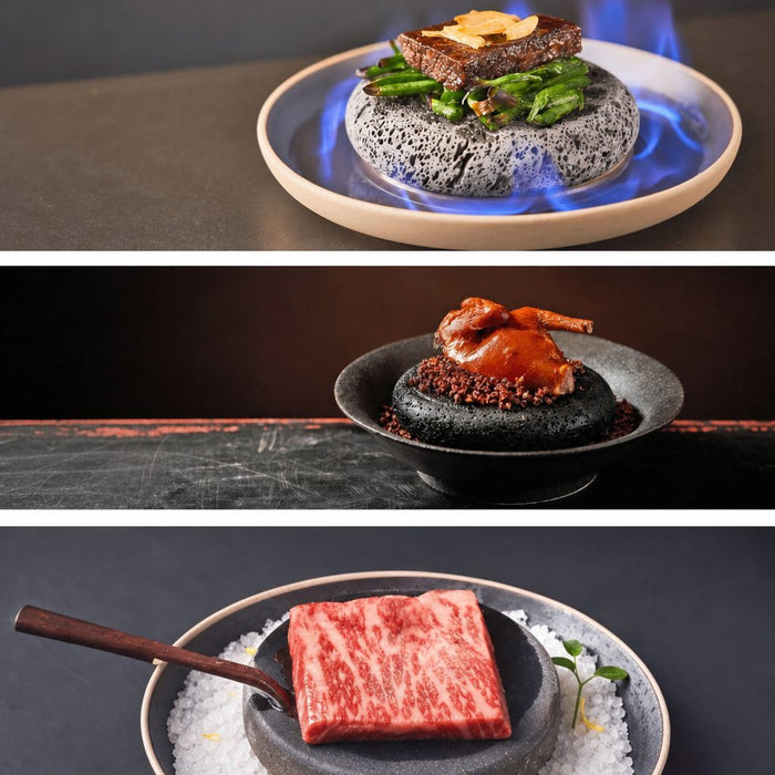 Volcanic Stone BBQ Grill Plate | 火山石烧烤盘