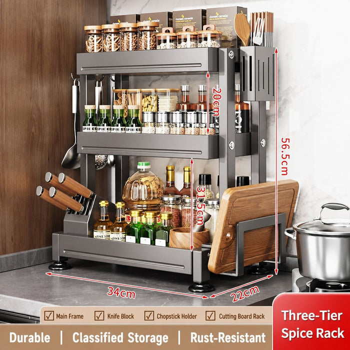 Cooker King Multi-Function Kitchen Organizer Rack | 炊大皇多功能厨房收纳架