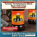 Yunnan Termitomyces Black Bean Chili Crisp - Authentic Chinese condiment available at Mixdiff UK